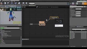 UE4 Character 02: Setting The Animation To Turn 90 Degress With Zero Speed