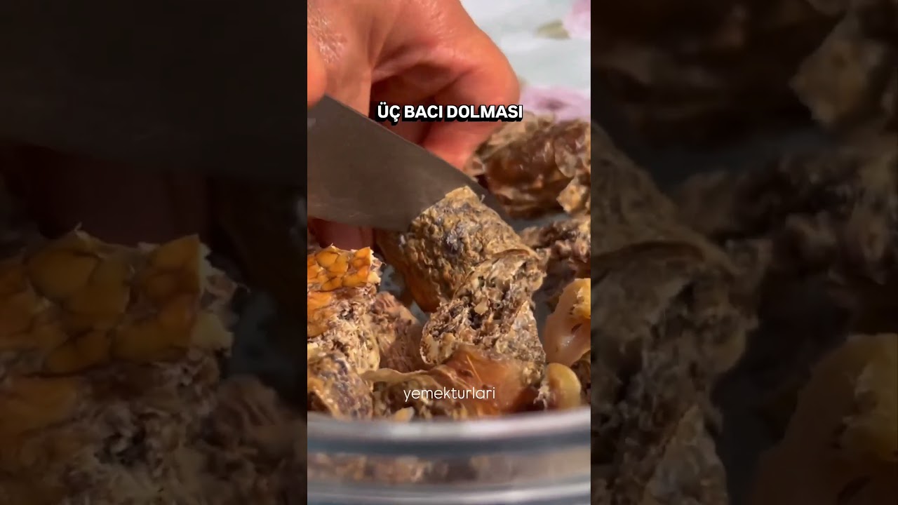 Dolmaları Unudun! Qaxac Əti ilə Üç Bacı Dolması | Долма с вяленым мясом | Dried Meat Dolma Recipe