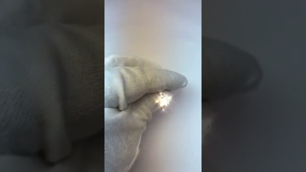 Marquise And Round Diamond Engagement Ring 2.75 Carats White Gold 14K