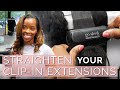 How to Straighten Your Clip-In Hair Extensions