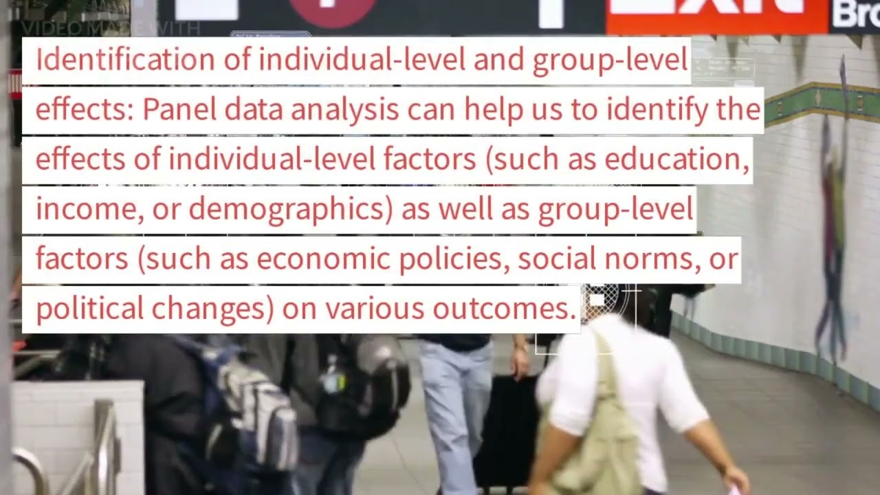 Basics of Panel Data Analysis - Simply Explained