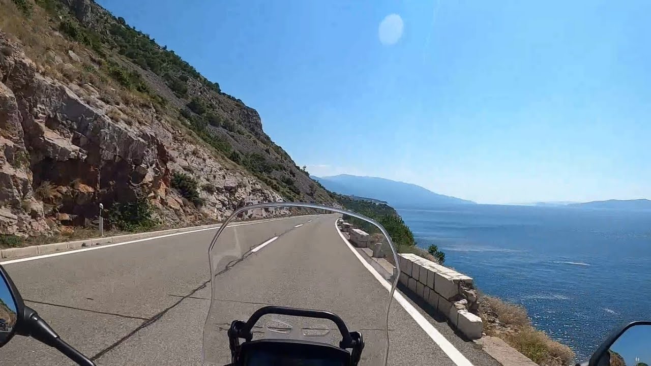 Croatia, Jadranska magistrala,  Part 02, Honda CB 500 X