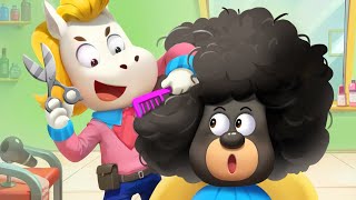 Police Officer's First Haircut | Hairstyle | Good Habits | Kids Cartoon | Sheriff Labrador | BabyBus by BabyBus - Kids Songs and Cartoons 1,590,681 views 1 month ago 7 minutes, 14 seconds