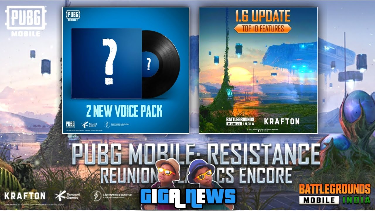 New Voice Pack in BGMI and PUBG | BGMI 1.6 Update Download link | New ...