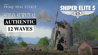 Sniper elite 5 authentic difficulty survival all waves prime real estate