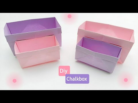 Diy Chalk Box For Classroom/ New Idea For Classroom/ Back To School Craft /  #23 