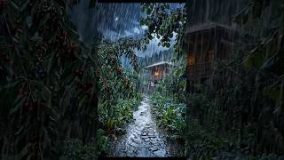 Insomnia Relief: Cozy Night Rain for Deep Sleep 🌙🌧️ #shorts #relaxing #sleep