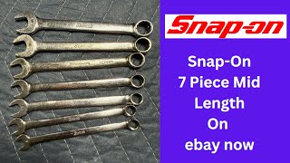7 Pc Snap-On Usa Metric Mid Length 12-Point Metric Combination Wrench Set Oexm For Sale On Ebay