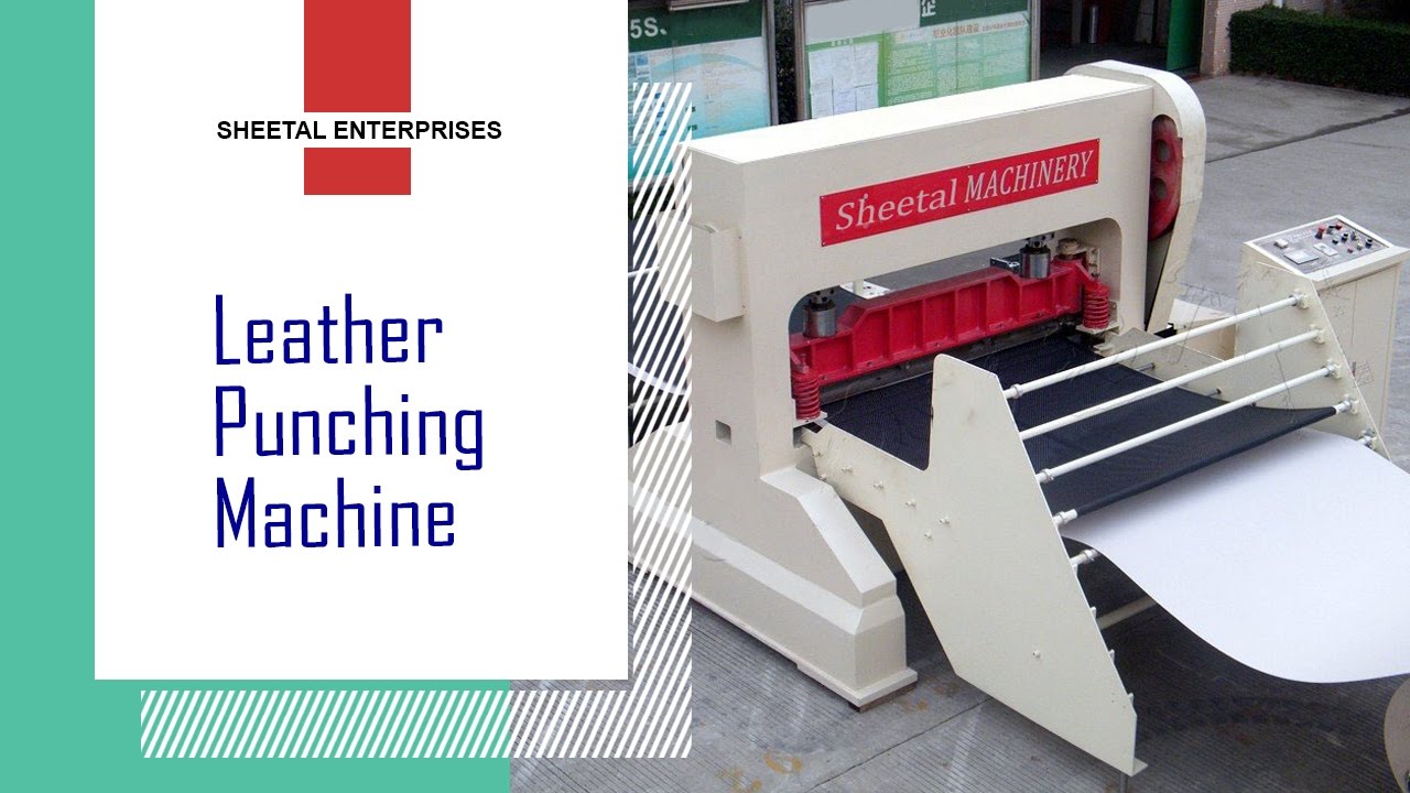 Leather Punching Machine for PU leather YouTube