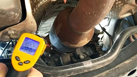 How To Test a Catalytic Converter is Good or Bad With a Low Cost Infrared Thermometer