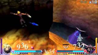 Dissidia Final Fantasy Cloud vs Garland