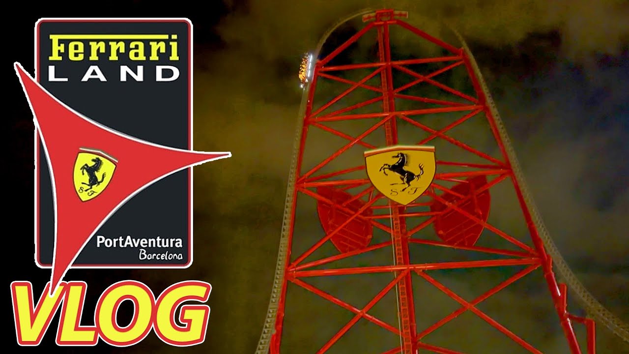 Самые высокие и быстрые американские горки в Европе | Red Force в Ferrari Land | Видеоблог | Дека...