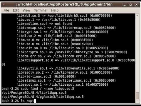 Shared Library Issues In Linux Video