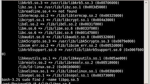 Shared Library Issues In Linux Video