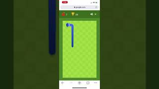 Google Snake Game 25 Apples Classic Standard Fast 0:37 (PB)