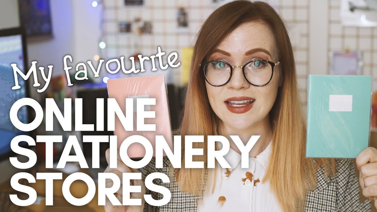 My favourite ONLINE STATIONERY SHOPS! + autumn stationery haul YouTube