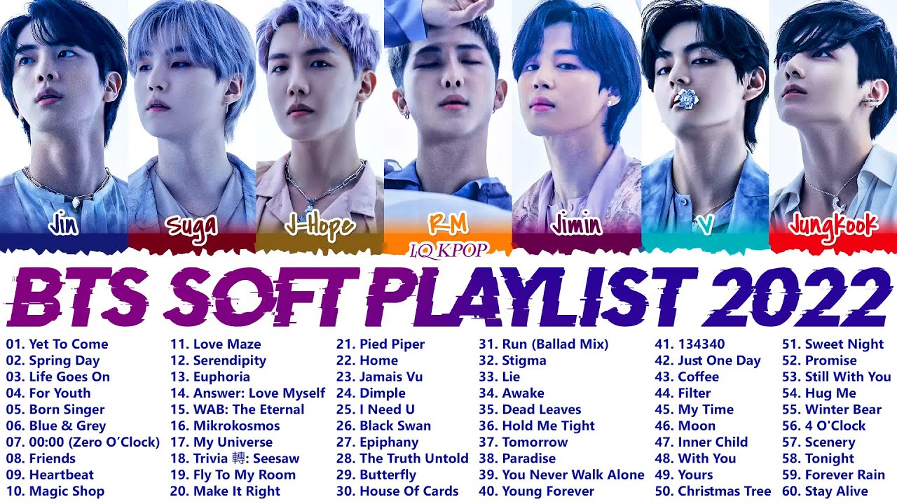 BTS SOFT PLAYLIST CHILL STUDY RELAX SLEEP