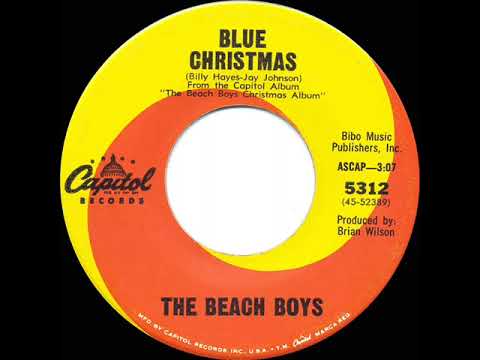 Punk music video thumbnail preview for The Beach Boys - Blue Christmas