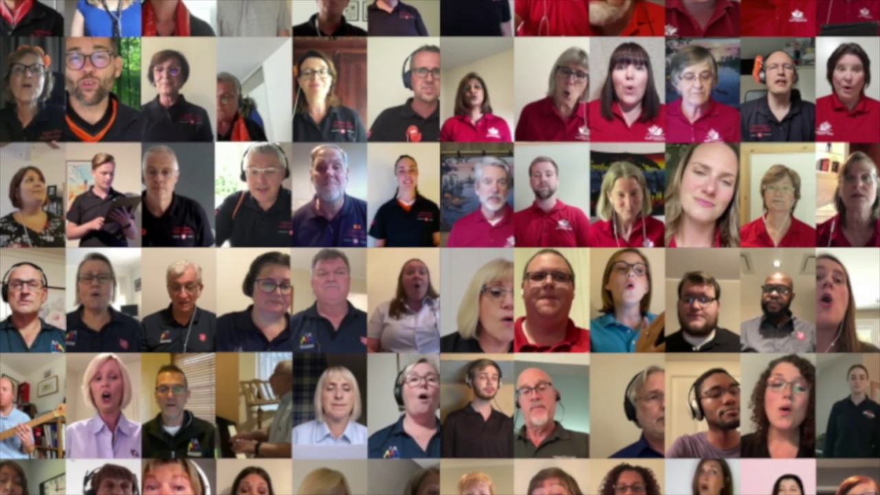 He's got the whole world in his hands - virtual choir