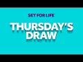 The National Lottery Set For Life draw results from Thursday 14 May 2026