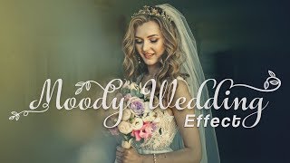 Moody Wedding Photo Editing Photoshop Tutorial - Soft Look Effect screenshot 5