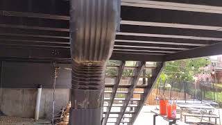 Fortress Evolution Steel deck framing at 4 years - #construction #deck #deckbuilder #steel