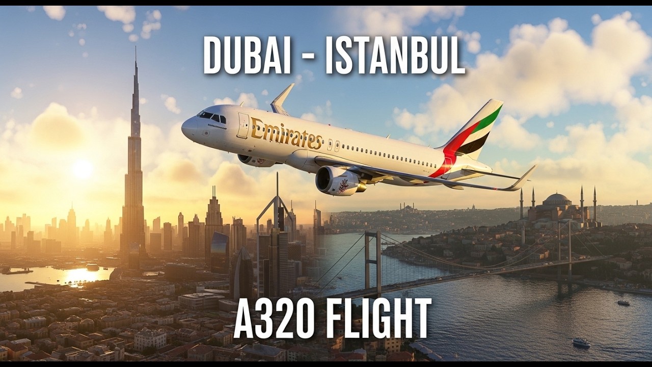 Dubai → Istanbul | Emirates A320 | Microsoft Flight Simulator