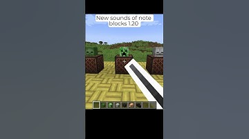 New sounds of note blocks in Minecraft 1.20🤩#shorts #minecraft