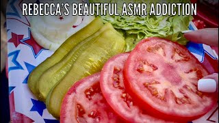 4th of July BBQ!  ASMR (No Talking  Version) Cooking, Food prep, Decorating, etc...