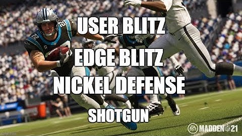 Madden 21 Glitches Cheats and Tips - Blocking RB - Edge Blitz - Nickel Defense - Shotgun