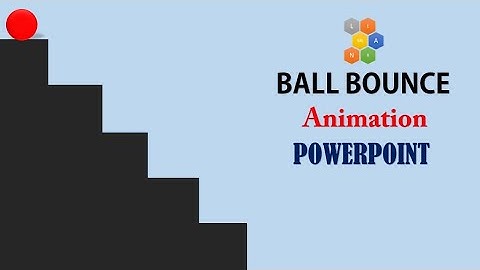 Ball bounce animation in PowerPoint| Easy animation