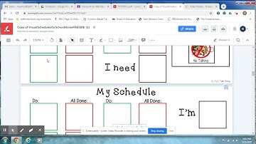 Using a Visual Schedule Tutorial Video