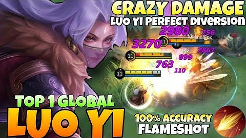 Luo Yi 100% Annoying CC! with Insane Burst Damage Build 2021 | Top 1 Global Luo Yi | Mobile legends