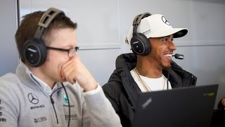 behind the scenes f1 engineering truck tour with lewis hamilton