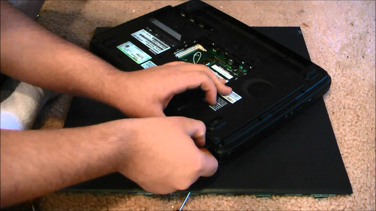 Update Разборка и чистка Toshiba Satellite A75