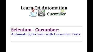 How to Automate Browser with Cucumber Tests