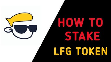 How to stake LFGSWAP token #lfg #core