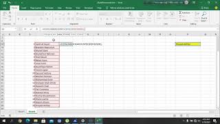 Searchable dropdown /dropdown with suggestion made simple No VBA No Dynamic array Easy execution