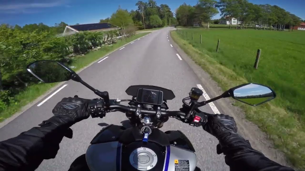 Taking my 2022 MT 09 SP on a awesome forest road