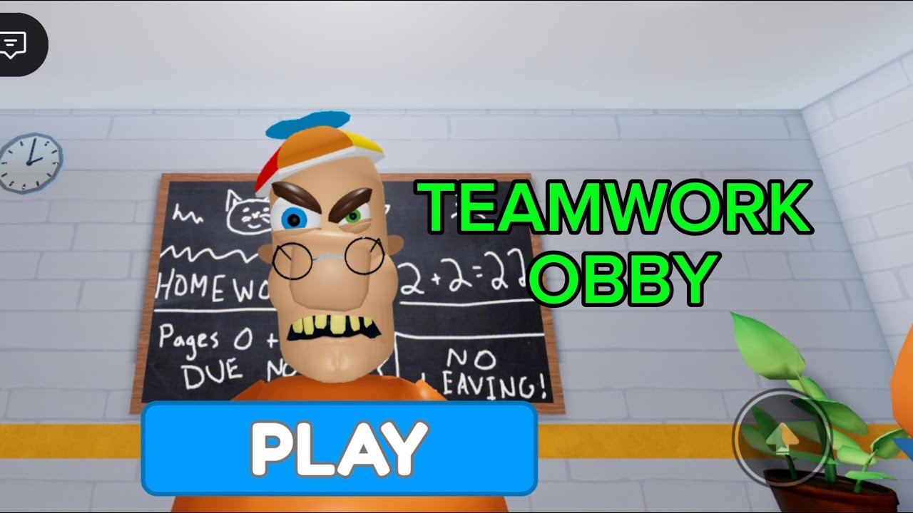 Team School Escape! (TEAMWORK OBBY) roblox