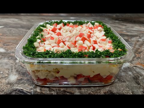 До чего же ВКУСНЫЙ салат ,идеальное сочетание продуктов.