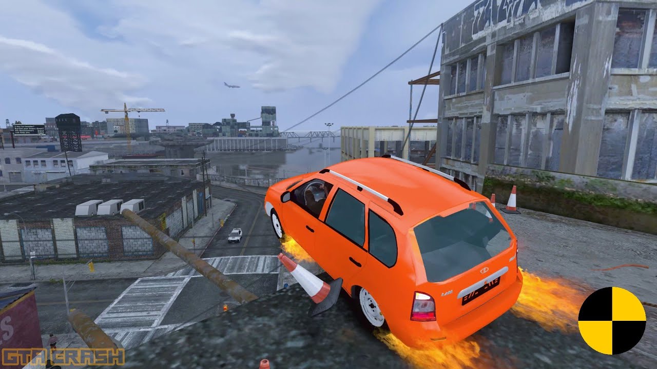 GTA 4 CRASH TESTING REAL CAR 395