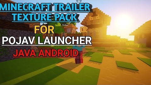 Minecraft trailer texture pack for pojav launcher with shaders 😱🤫 @spideygaming11