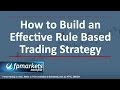 FP Markets: Webinar - How to Build an Effective Rule Based Trading Strategy with Gary Burton