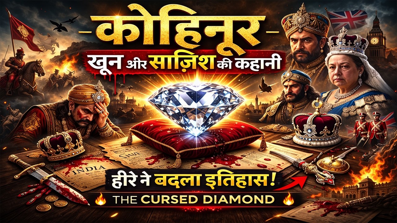 जिस हीरे ने इतिहास बदल दिया | Hidden treasure in India truth|  कोहिनूर की सच्ची कहानी 👑💎