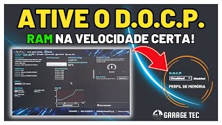 Como ATIVAR o DOCP na BIOS ASUS para usar a RAM na frequência correta (Tutorial Rápido)