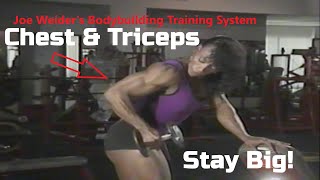 Chest & Triceps  Joe Weider's Bodybuilding Training System Tape  4