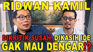 RIDWAN KAMIL: KALO MAU JADI GUBERNUR MESTI BANDEL DULU🤣