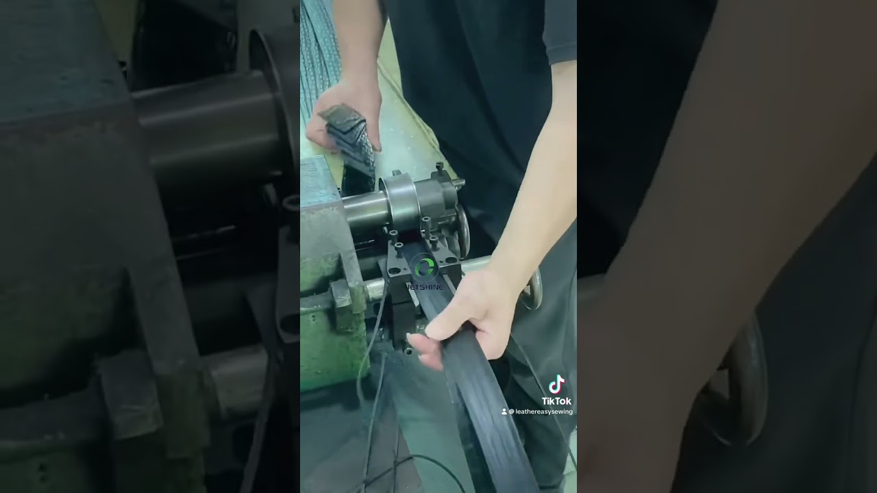 High speed Leather belt trimming machine leather belt machine