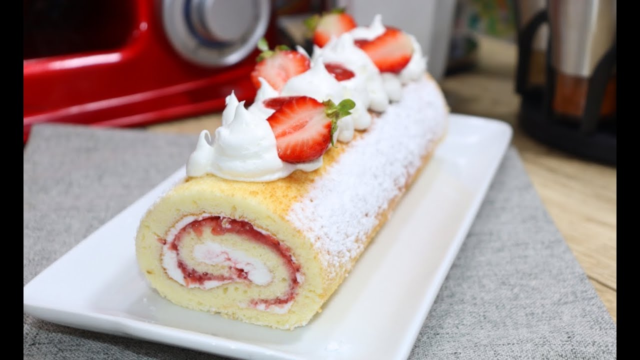 بيسكويت رولي بذوق بالفرولة ❤ مع تقنية رائعة🤫 و حصرية باش جي الحبة كيما تاع المحلات 😎